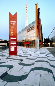 Messe Wien Exhibition & Congress Center | Eingang A © Wiener Messe und Congress GmbH / G. Szuklits
